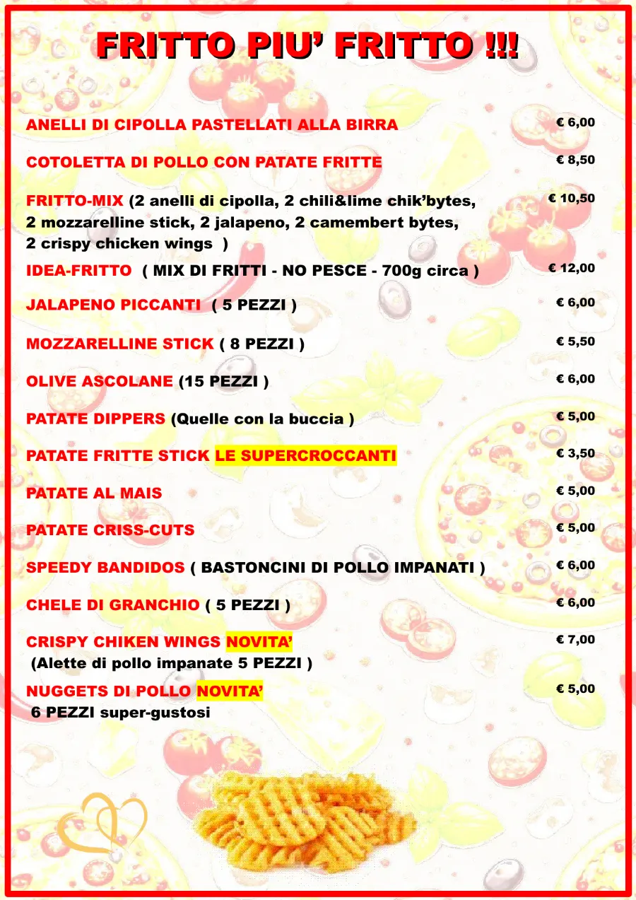 Listino online : Nuovo listino Pizzaidea Ceggia
